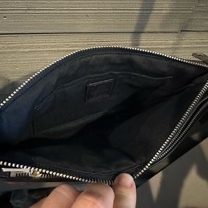 Coach navy and pink crossbody purse